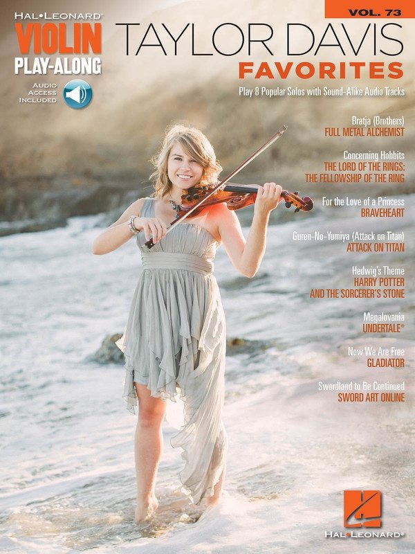 Taylor Davis Favorites — Violin Play-Along Vol. 73, Book & Online Audio (Hal Leonard)