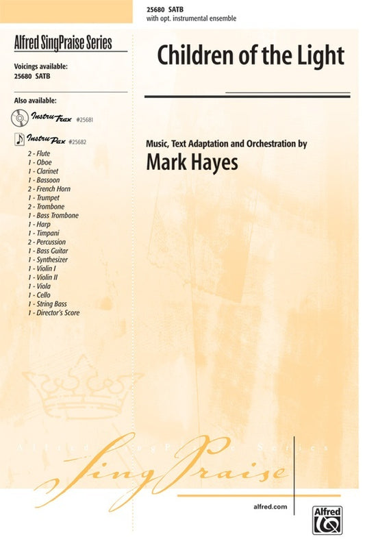 Children Of The Light SATB W/Opt Inst