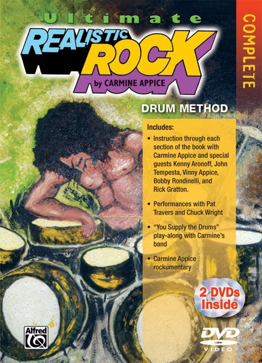 Ultimate Realistic Rock Drum Method - 2 DVDs