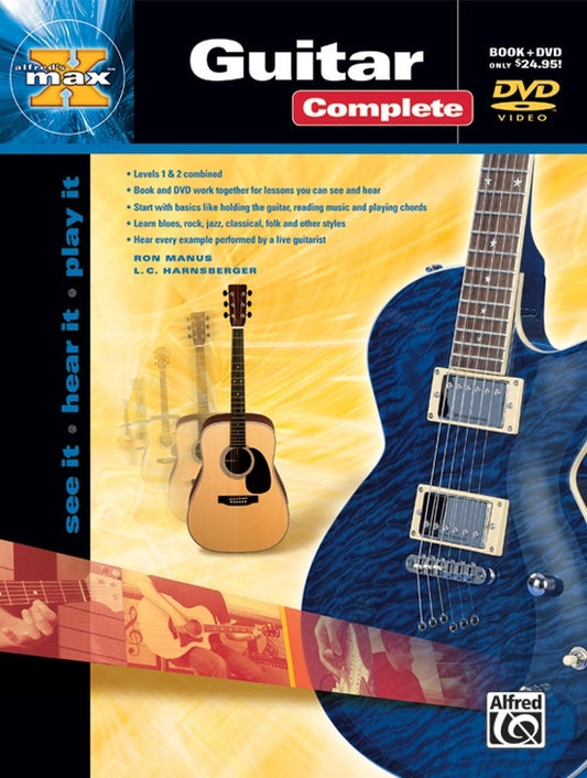 Alfred's Max Guitar Complete Book/DVD