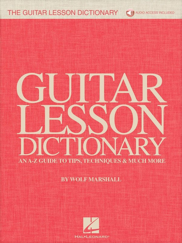 Guitar Lesson Dictionary — Book & Online Audio (Hal Leonard)