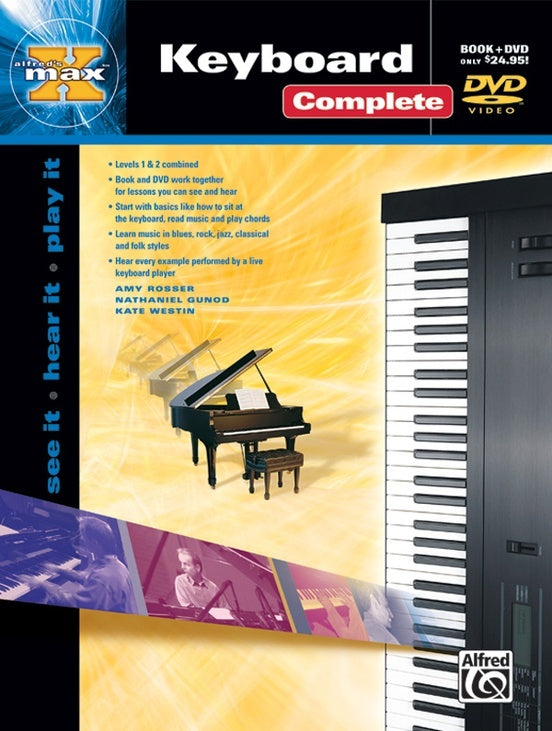 Alfreds Max Keyboard Complete Book/DVD