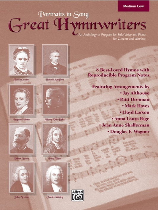 Great Hymnwriters Med Low Book