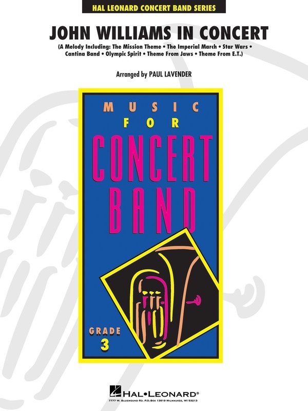 John Williams in Concert — Concert Band Grade 3, Score & Parts (Hal Leonard, Young Concert Band)