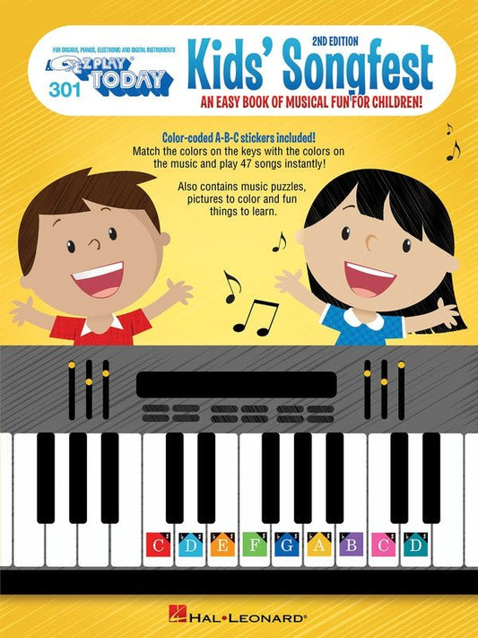 Kids Songfest — E-Z Play Today No. 301, 2nd Edition (Hal Leonard)