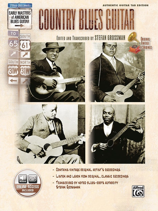 Early Masters Country Blues Guitar Book/CD