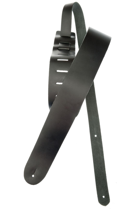 Planet Waves Classic Leather Guitar Strap, Black, Extra-Long
