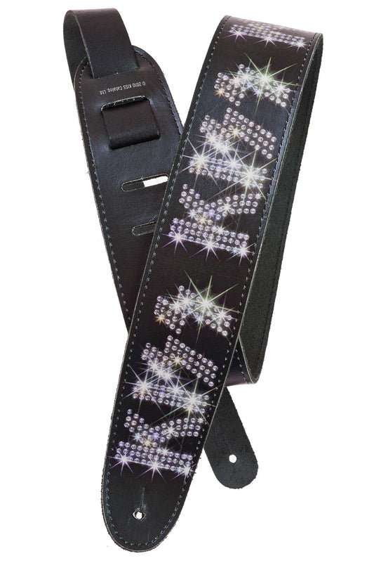 Planet Waves KISS Guitar Strap, Rhinestone