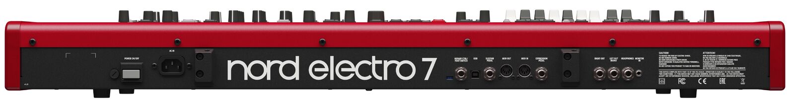 Nord Electro 7 61 Note Semi Weighted Waterfall Keybed with Synth Section and Effects — view 2