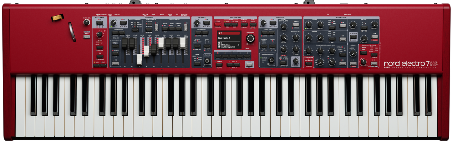 Nord Electro 7 HP Portable Keyboard with Kawai Hammer Action Keybed