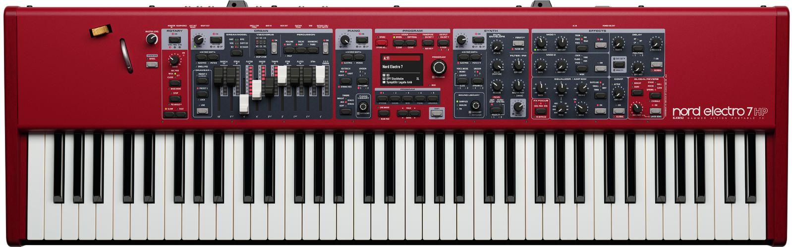 Nord Electro 7 HP Portable Keyboard with Kawai Hammer Action Keybed