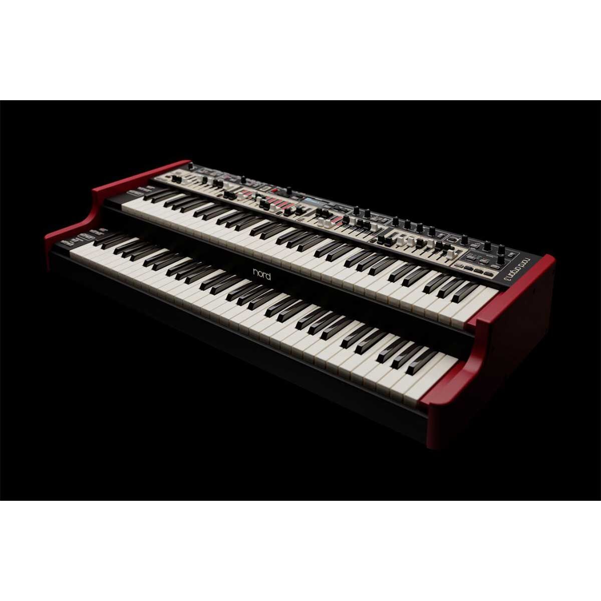 Nord Organ 3 with OLED Display, Triple Sensor Keybeds, Rotary Speaker Emulation, and 400 Program Memory — view 3