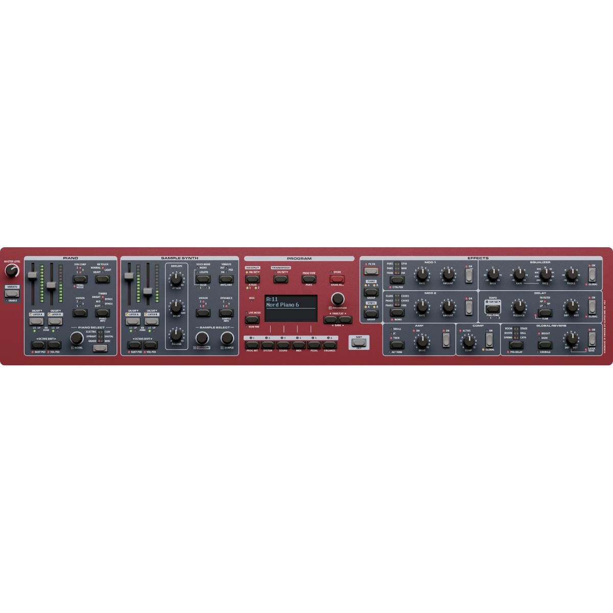 Nord Piano 6 73 Professional Stage Piano with Grand Weighted Action and Dual Piano/Synth Layers — view 2