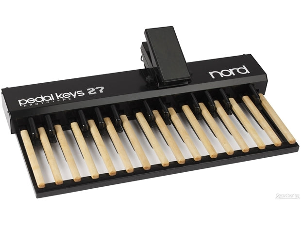 Nord : Pedal keys 27: Foot keys > C1  C2 or any MIDI