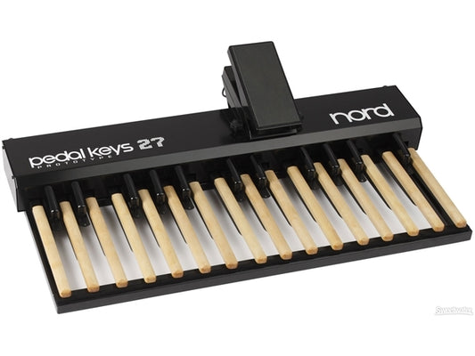 Nord : Pedal keys 27: Foot keys > C1  C2 or any MIDI