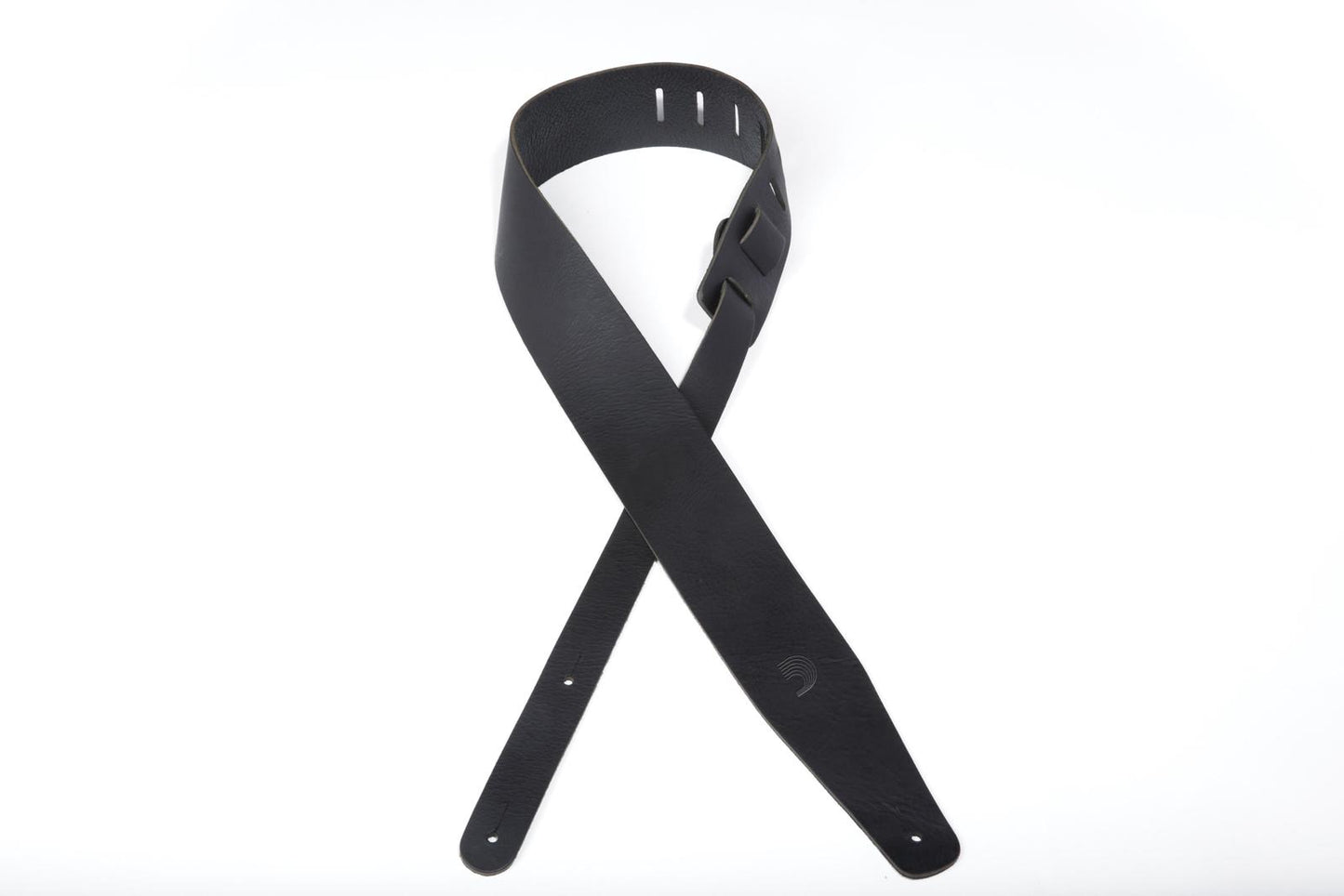 Planet Waves Thick Leather Guitar Strap, Black