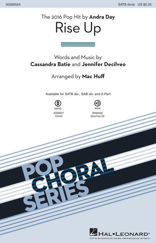 Rise Up — ShowTrax CD, Pop Choral Series (Hal Leonard)