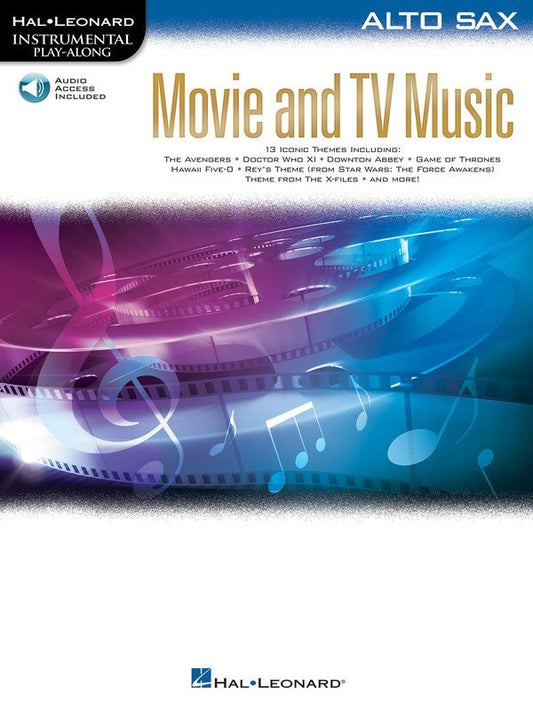 Movie and TV Music — Alto Sax, Book/Online Audio (Hal Leonard)
