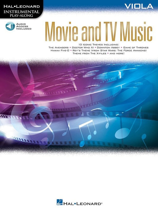 Movie and TV Music — Viola, Book/Online Audio (Hal Leonard)