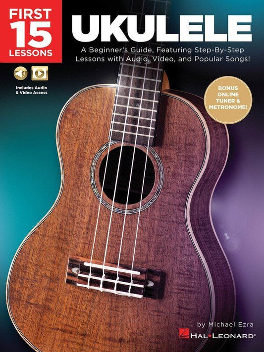 First 15 Lessons Ukulele Book