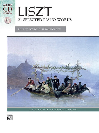 Liszt 21 Selected Piano Works Book/CD
