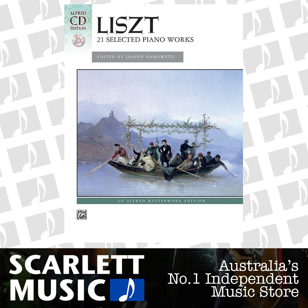 Liszt 21 Selected Piano Works Book/CD — view 2