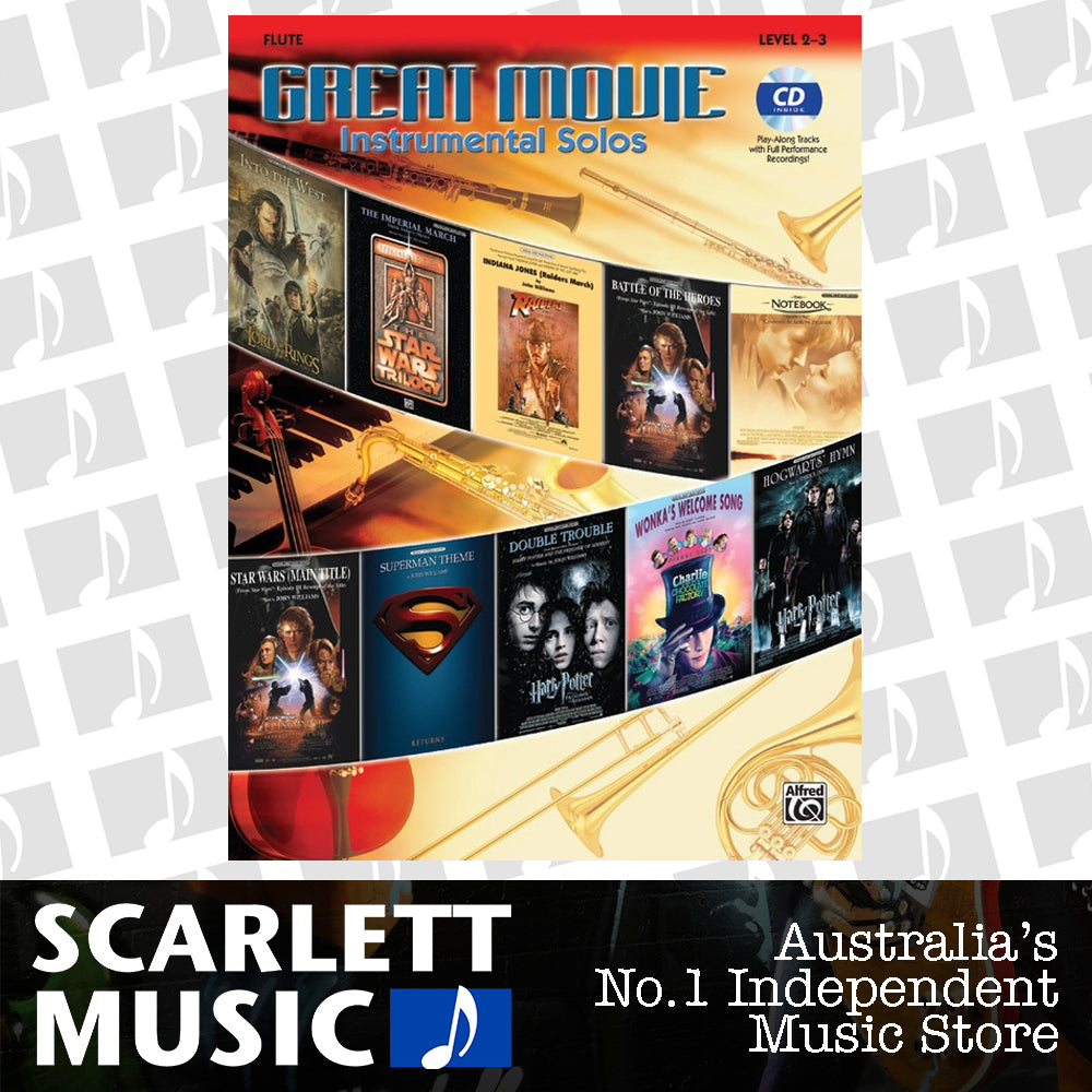 Great Movie Inst Solos Flute Book/CD — view 2