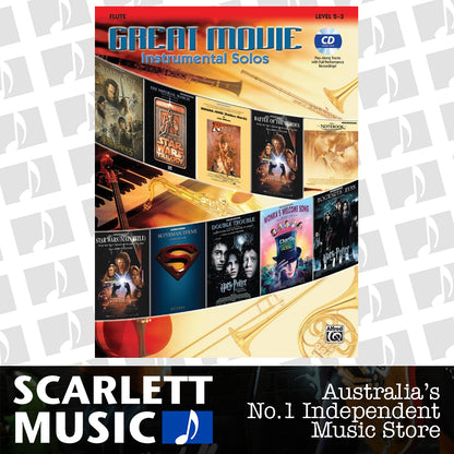 Great Movie Inst Solos Flute Book/CD — view 2