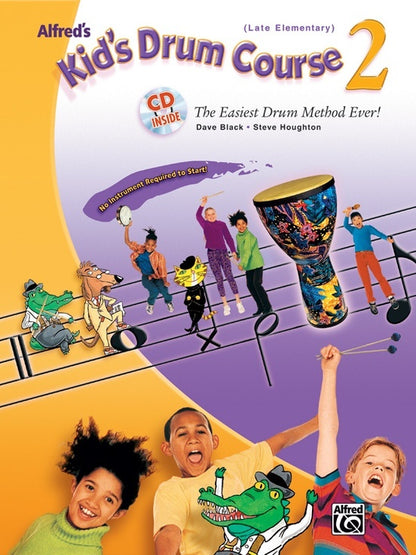 Alfreds Kids Drum Course 2 Book/CD
