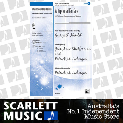 Antiphonal Fanfare SATB or SATB/SATB Arrangement by Lieberg — view 2