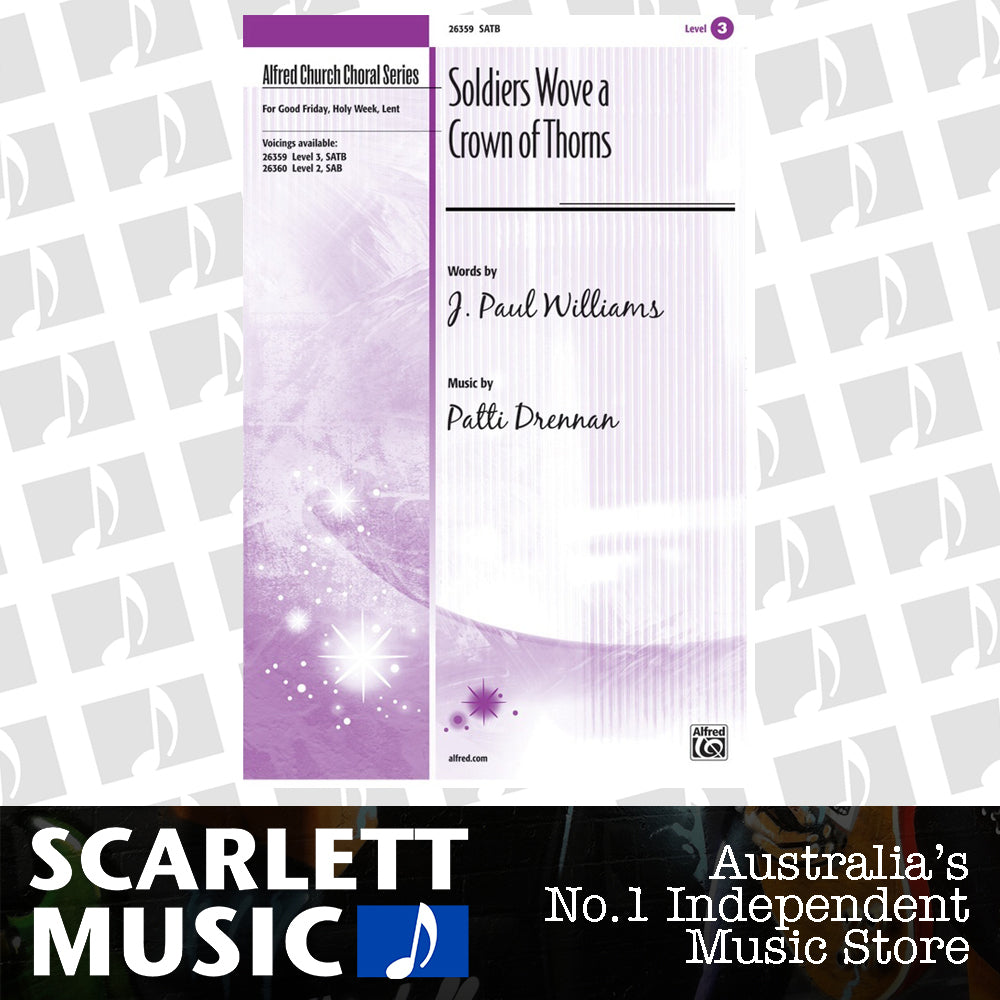 Soldiers Wove a Crown of Thorns SATB Choral Sheet Music — view 2