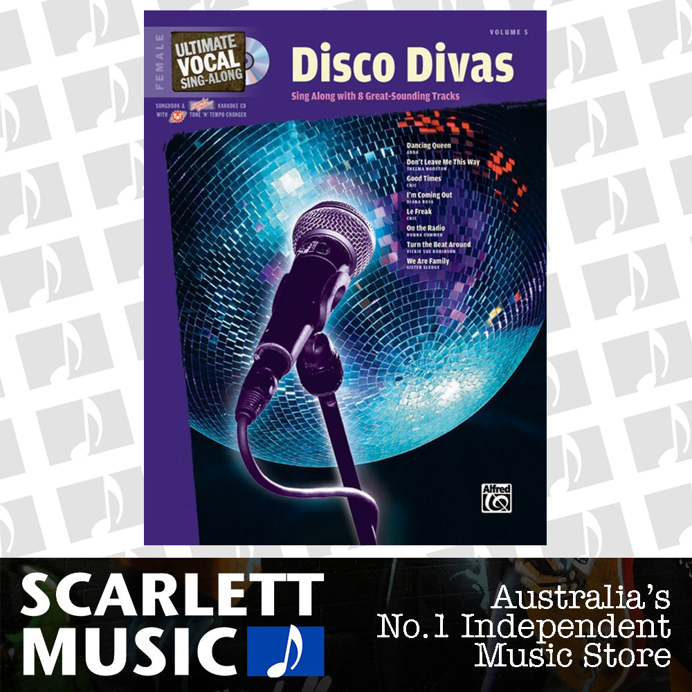 Ultimate Vocal Singalong Disco Divas Book and CD — view 2