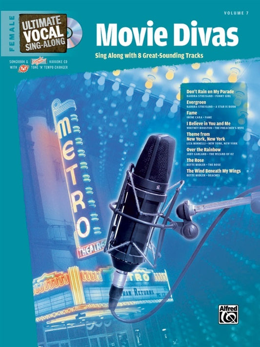Ultimate Vocal Singalong Movie Divas Female Book/CD