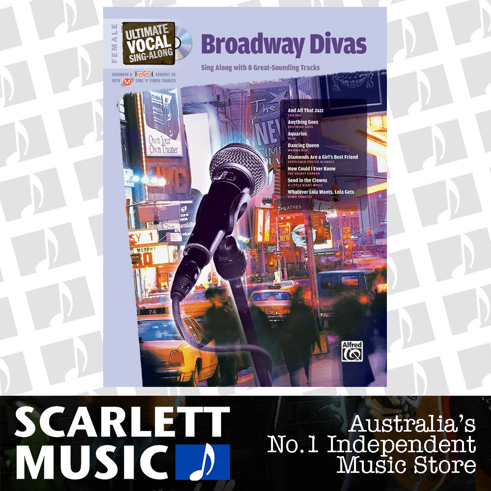 Ultimate Vocal Singalong Broadway Diva Book/CD — view 2