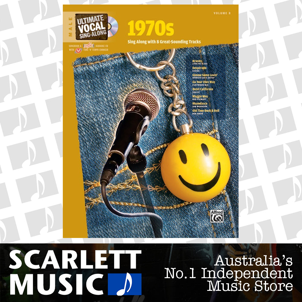 Ultimate Vocal Singalong 1970s Male Voice Book/CD — view 2