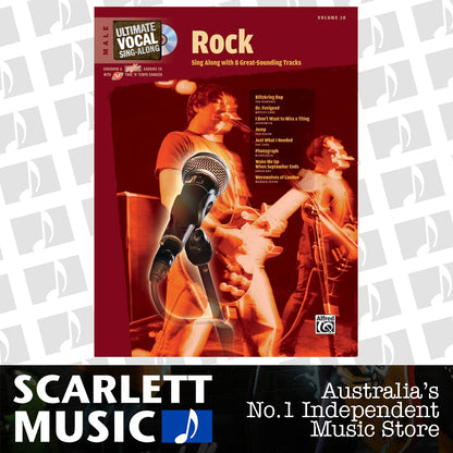 Ultimate Vocal Singalong Rock Male Voice Book and CD — view 2