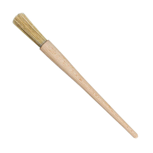 Horse Hair Glue Brush 12mm - Natural Bristles, No Plastic or Metal, Nickel Allergy Friendly