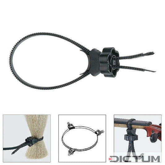Fingerboard Gluing Clamp 705870 - Flexible Traction, 1000N Tension, For Objects 1.2-10cm Diameter