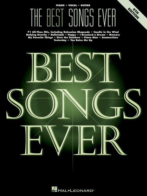 The Best Songs Ever PVG 9th Edition Songbook