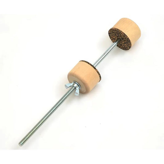 Double Bass Clamp Screw with Wooden Screw Clamps and Leather Pads
