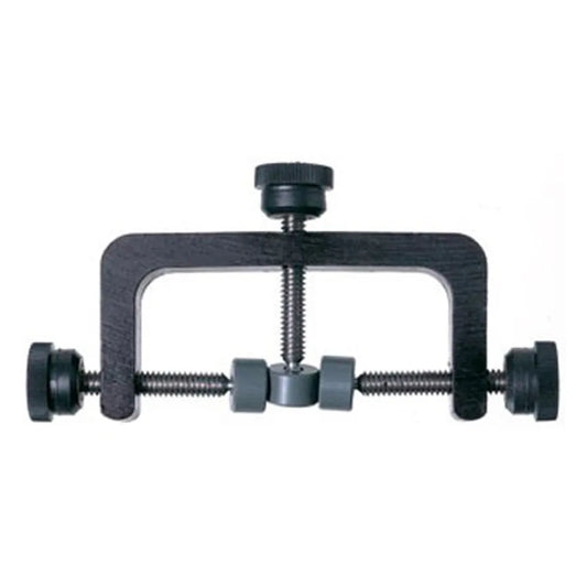 Three-Way Lightweight Aluminium Clamp for Violin with Leather Padded Tightening Screws