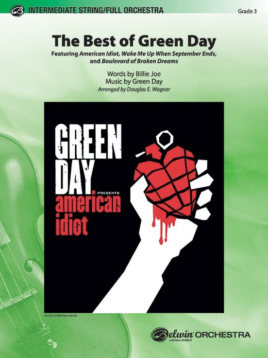 Best of Green Day String Orchestra Sheet Music Grade 3