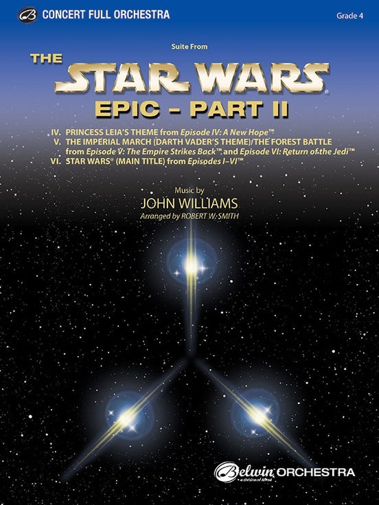 Suite from the Star Wars Epic Part II FO Grade 4 String Orchestra Sheet Music