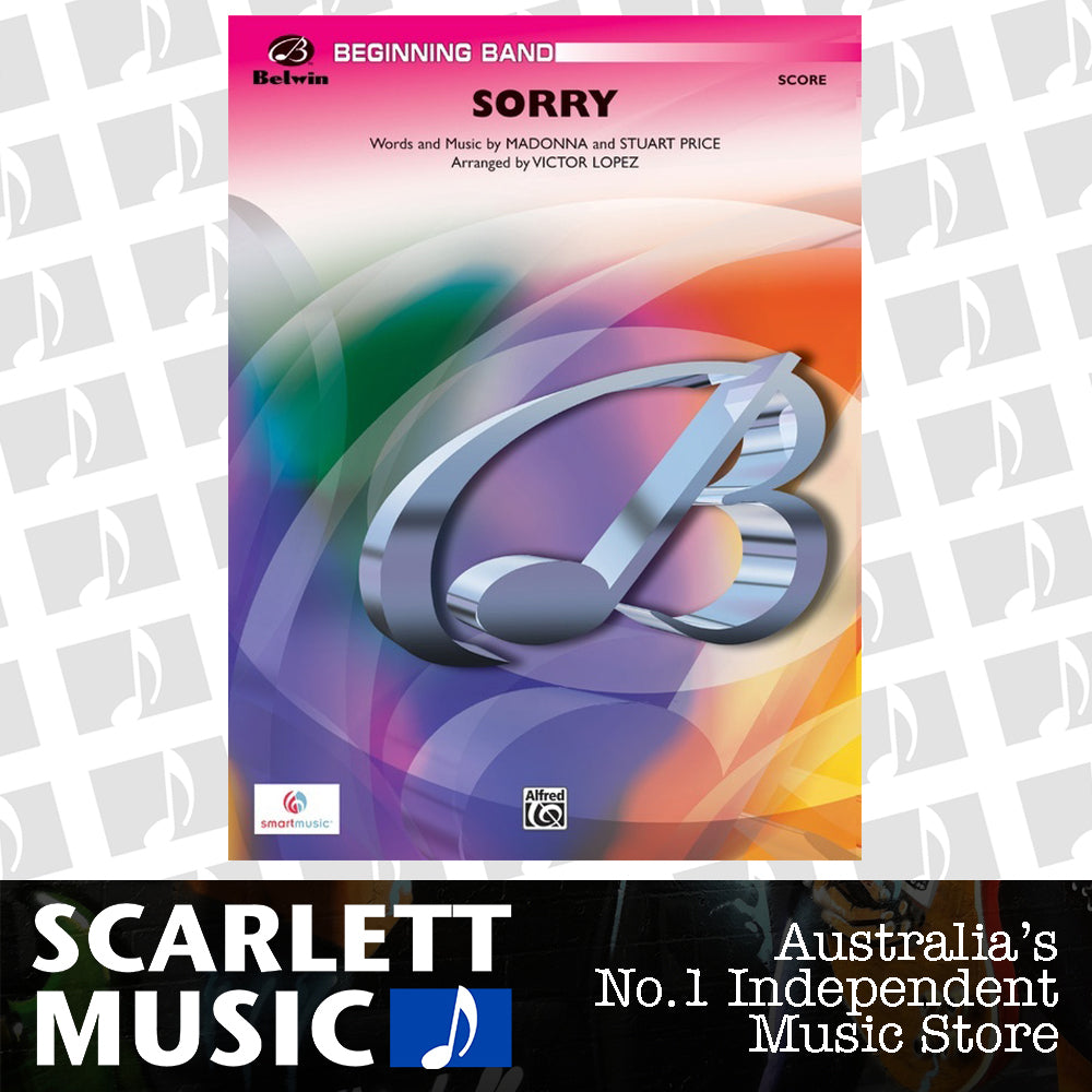 Sorry Concert Band Grade 3 Sheet Music — view 2