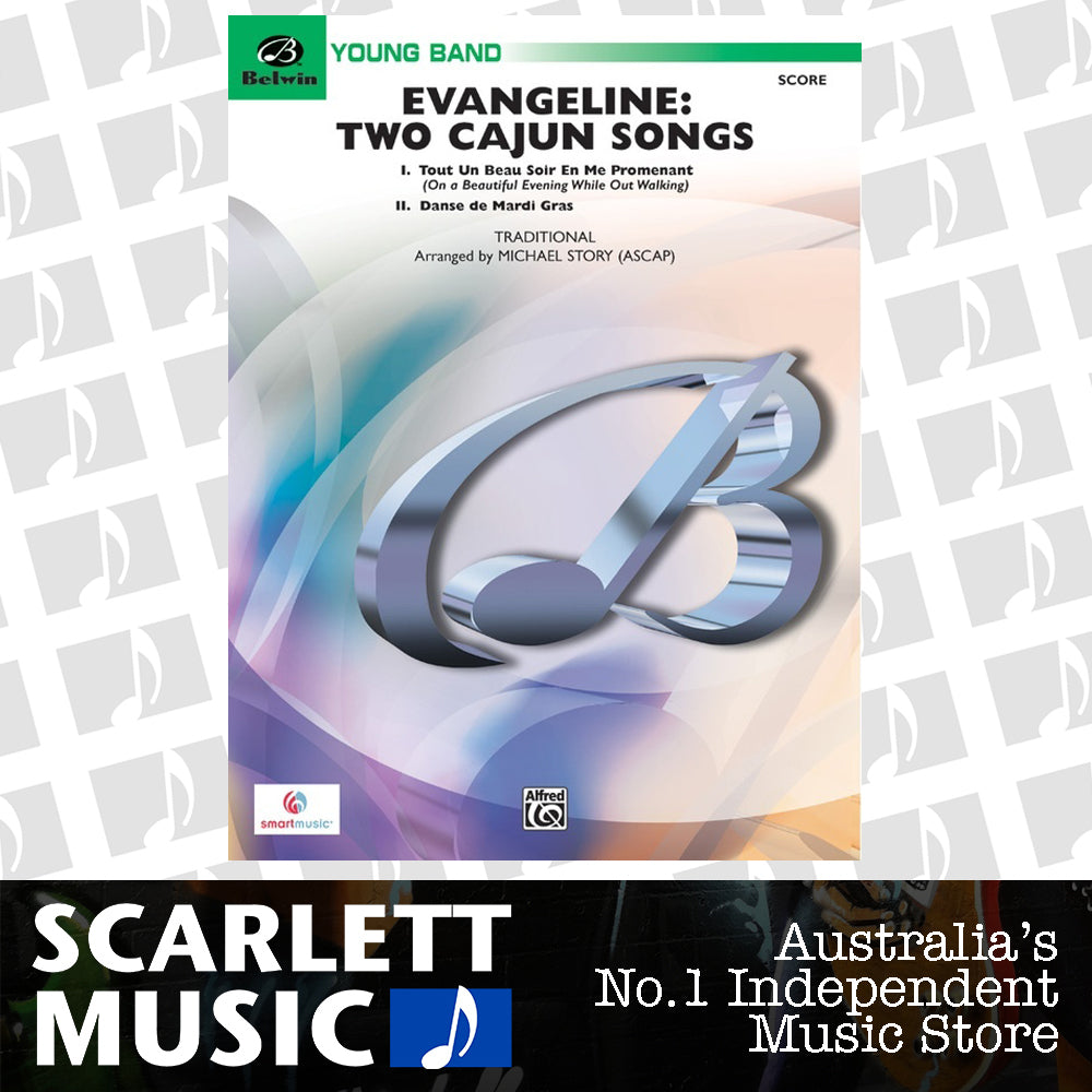 Evangeline Two Cajun Songs Concert Band Gr 2 Conductor Score — view 2