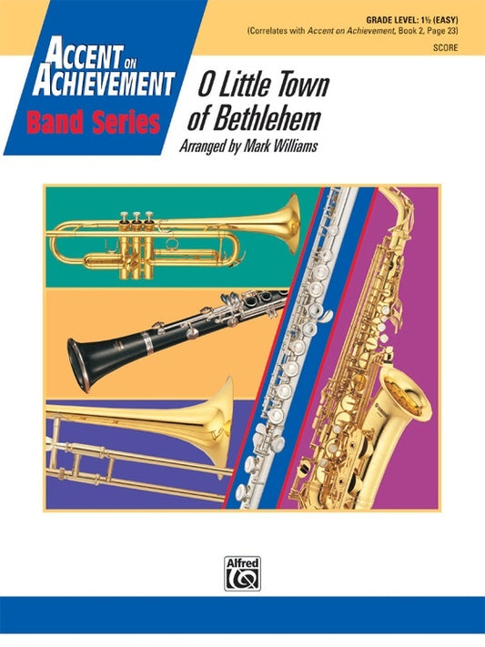 O Little Town Of Bethlehem Concert Band Gr 1.5