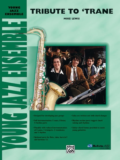 Tribute To Trane Jazz Ensemble Sheet Music Grade 2