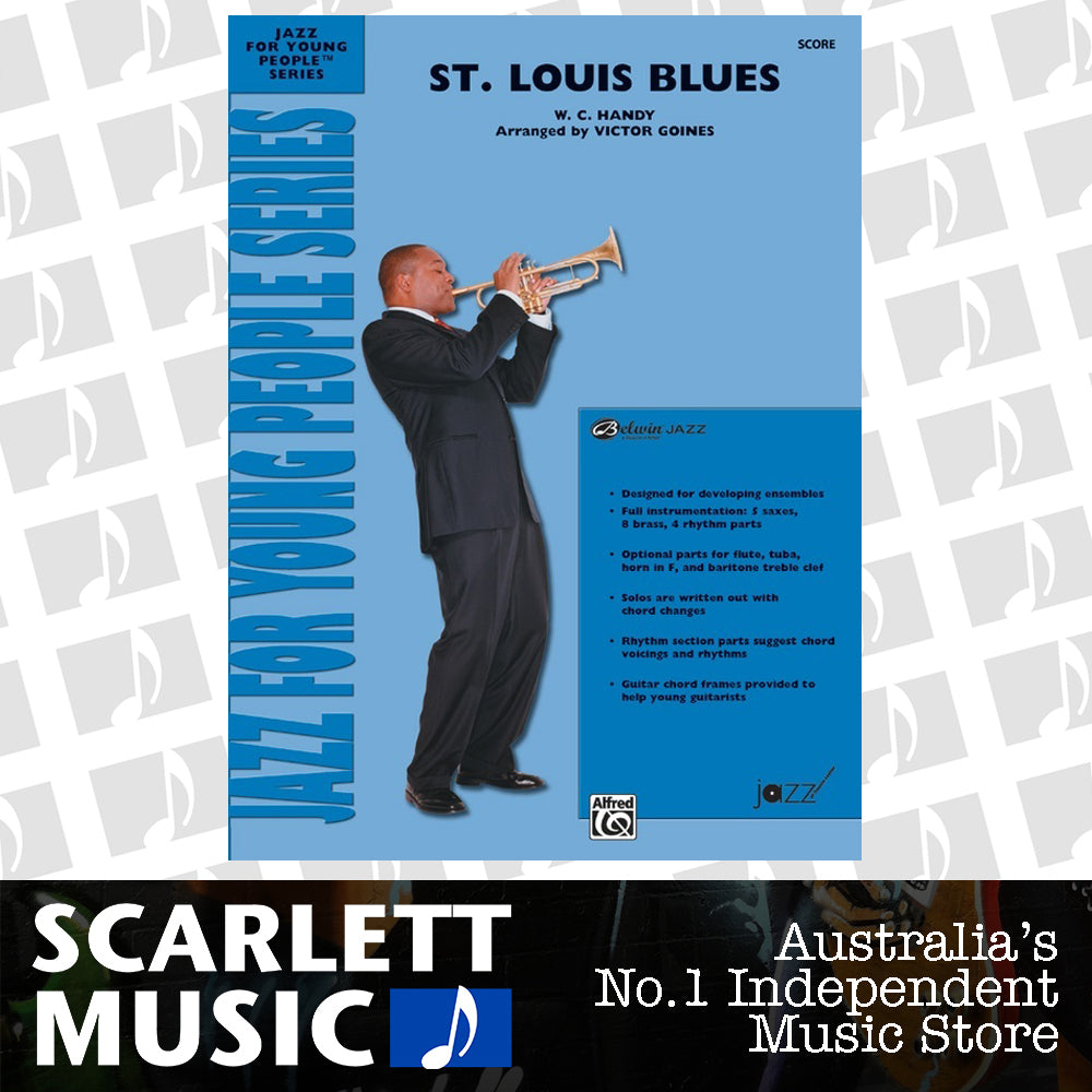 St Louis Blues Jazz Ensemble Grade 3 Conductor Score — view 2