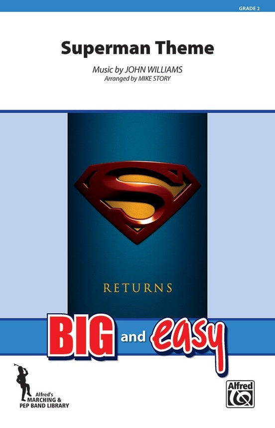 Superman Theme Concert Band Sheet Music Grade 2