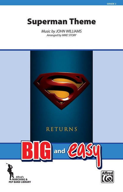 Superman Theme Concert Band Sheet Music Grade 2